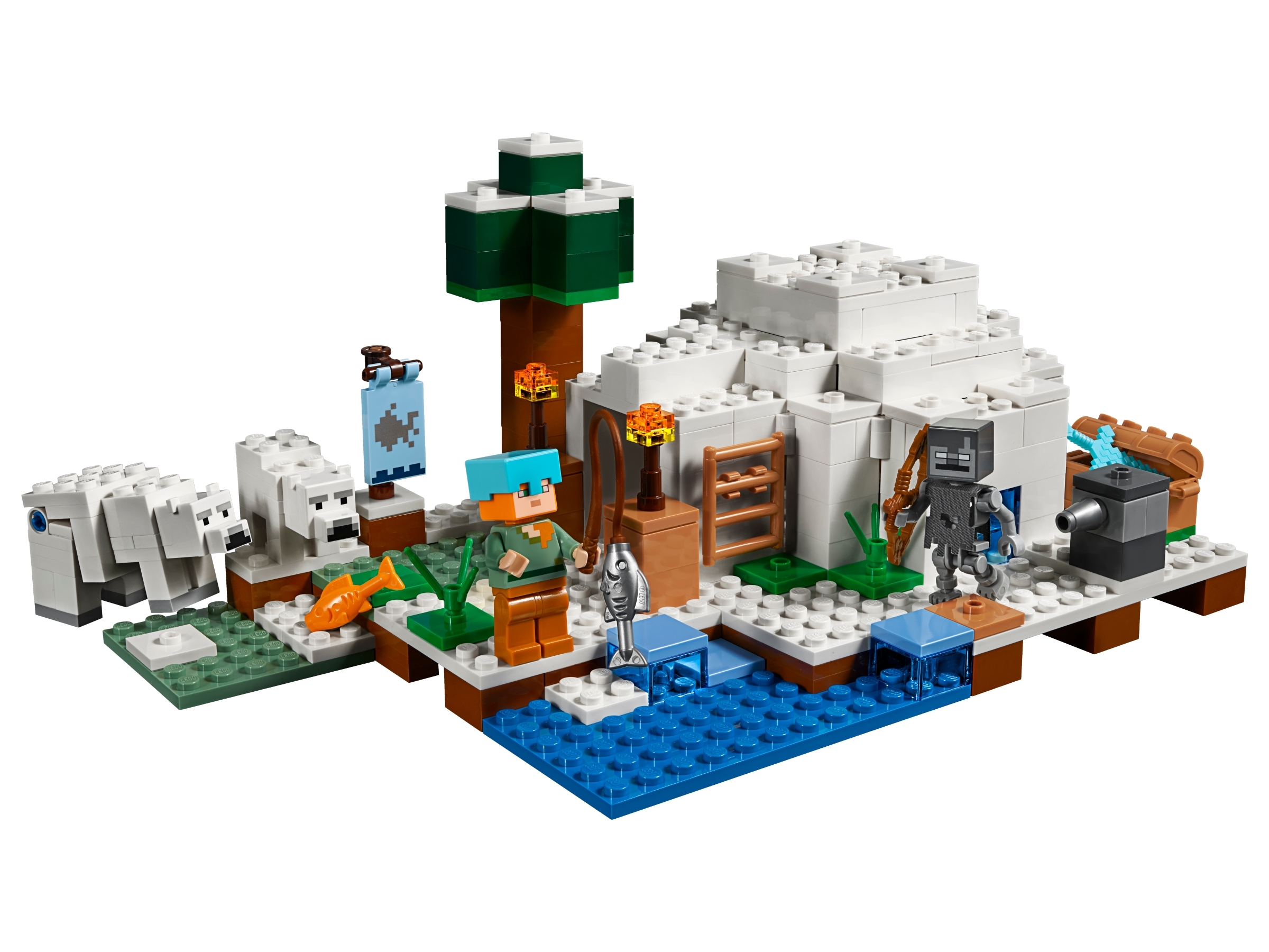 278 Pieces for sale online LEGO 21142 Minecraft The Polar Igloo 