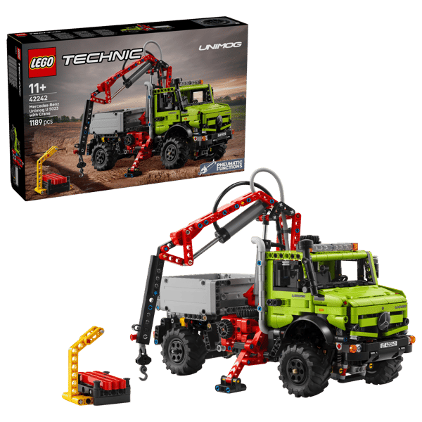 Mercedes-Benz Unimog U 5023 with Crane - Image 3