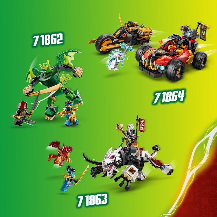 Zane's Ice Dragon Battle 71865 | NINJAGO® | Buy online at the