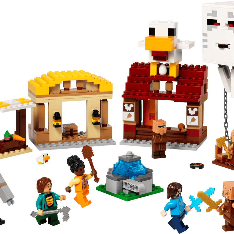 El Ataque a la Aldea del Globo de Ghast 21273 Minecraft