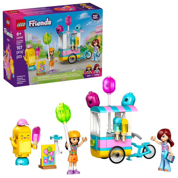 LEGO 42692 Le stand de glaces et de ballons — visuel 2 sur 8