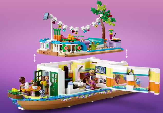 LEGO 41702 Friends Canal Houseboat Mia's Toy Boat - The Model Shop
