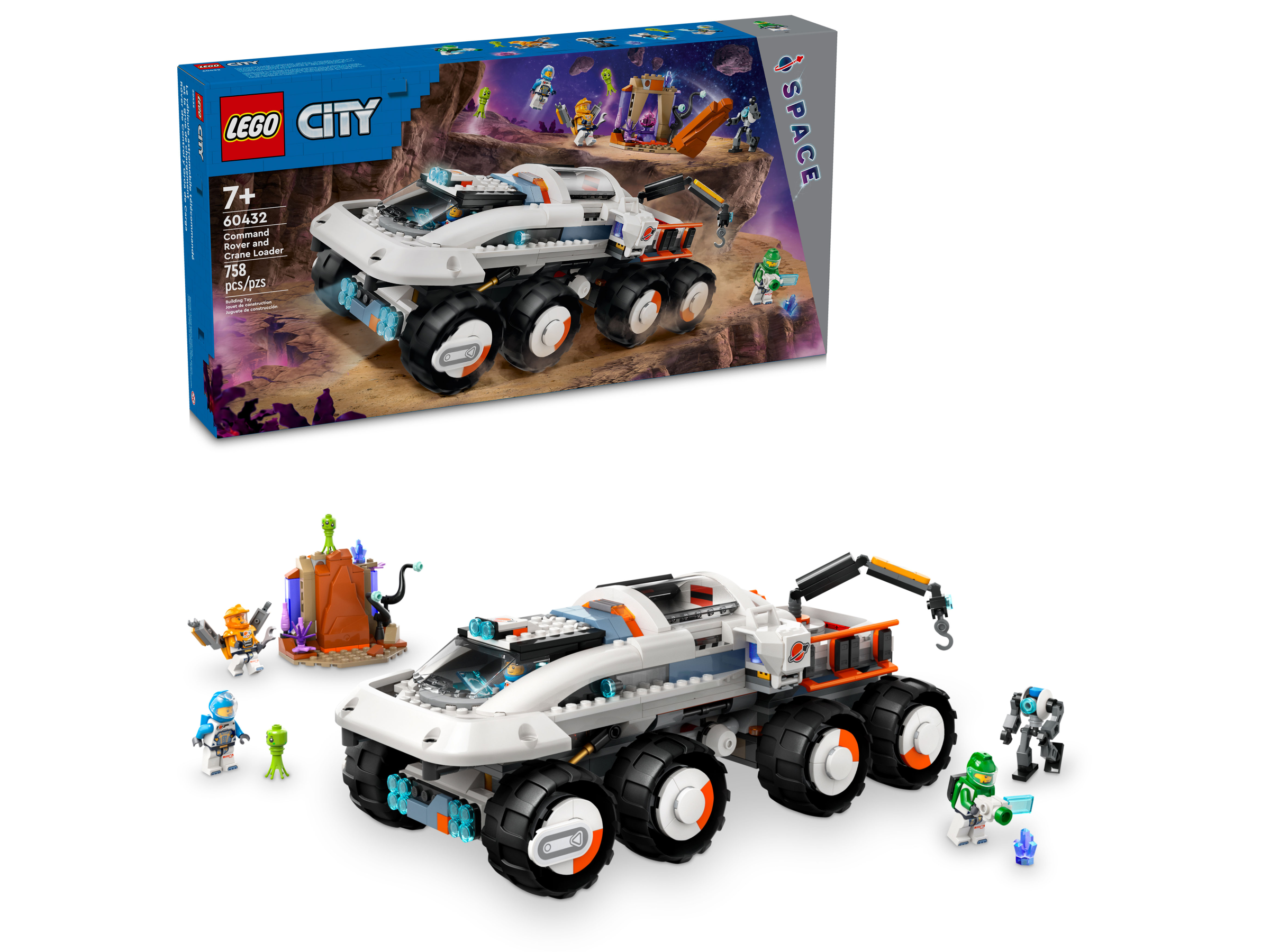 Command Rover and Crane Loader 60432, City