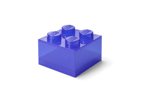 LEGO 5009339 Brique de rangement translucide - violet — visuel 3 sur 4