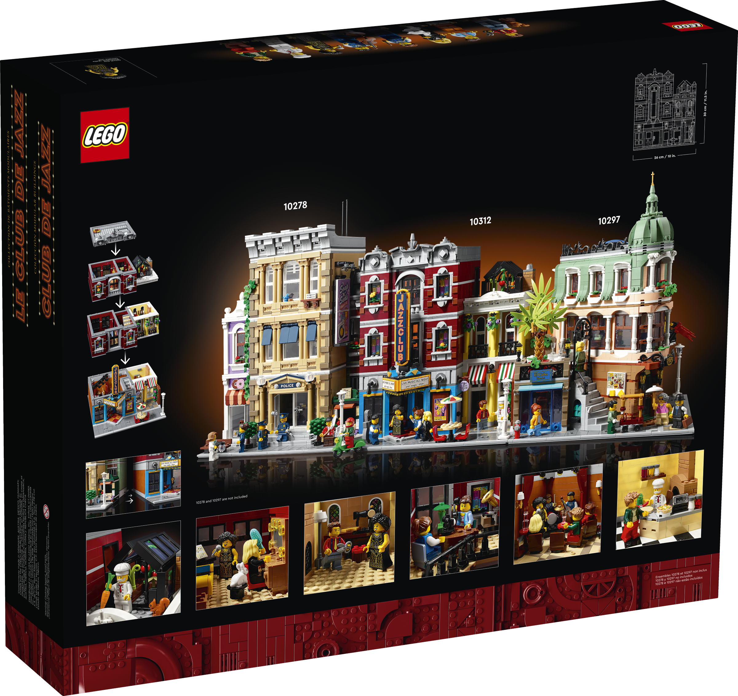 LEGO Icons Jazz Club 10312 Kit de construction pour adultes et adolescents,  un cadeau de collection pour musiciens, amateurs