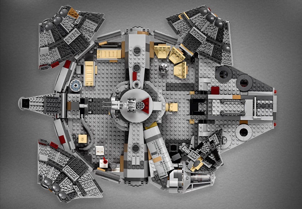 75257 Millennium Halcon Milenario Lego Ucs Millennium Falcon