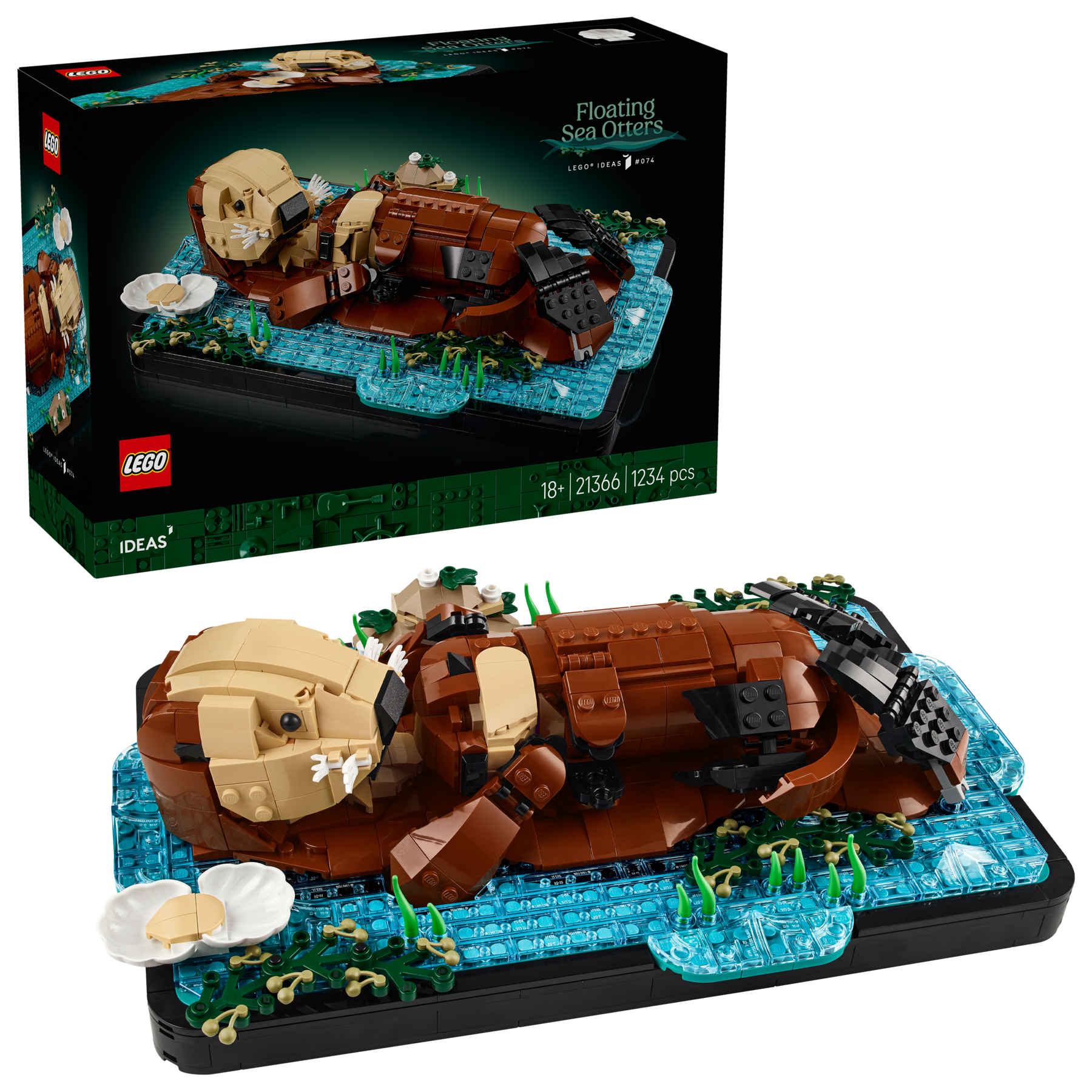 Lego Ideas 21366 Floating Sea Otters
