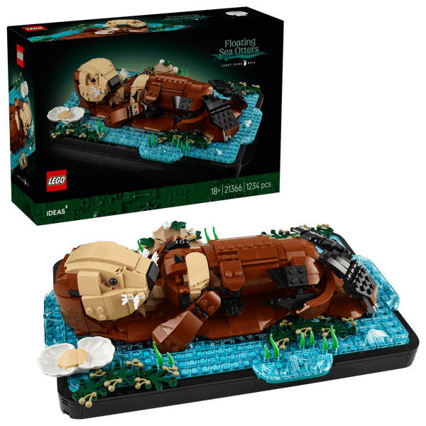 LEGO 21366 Les loutres câlines — visuel 2 sur 8