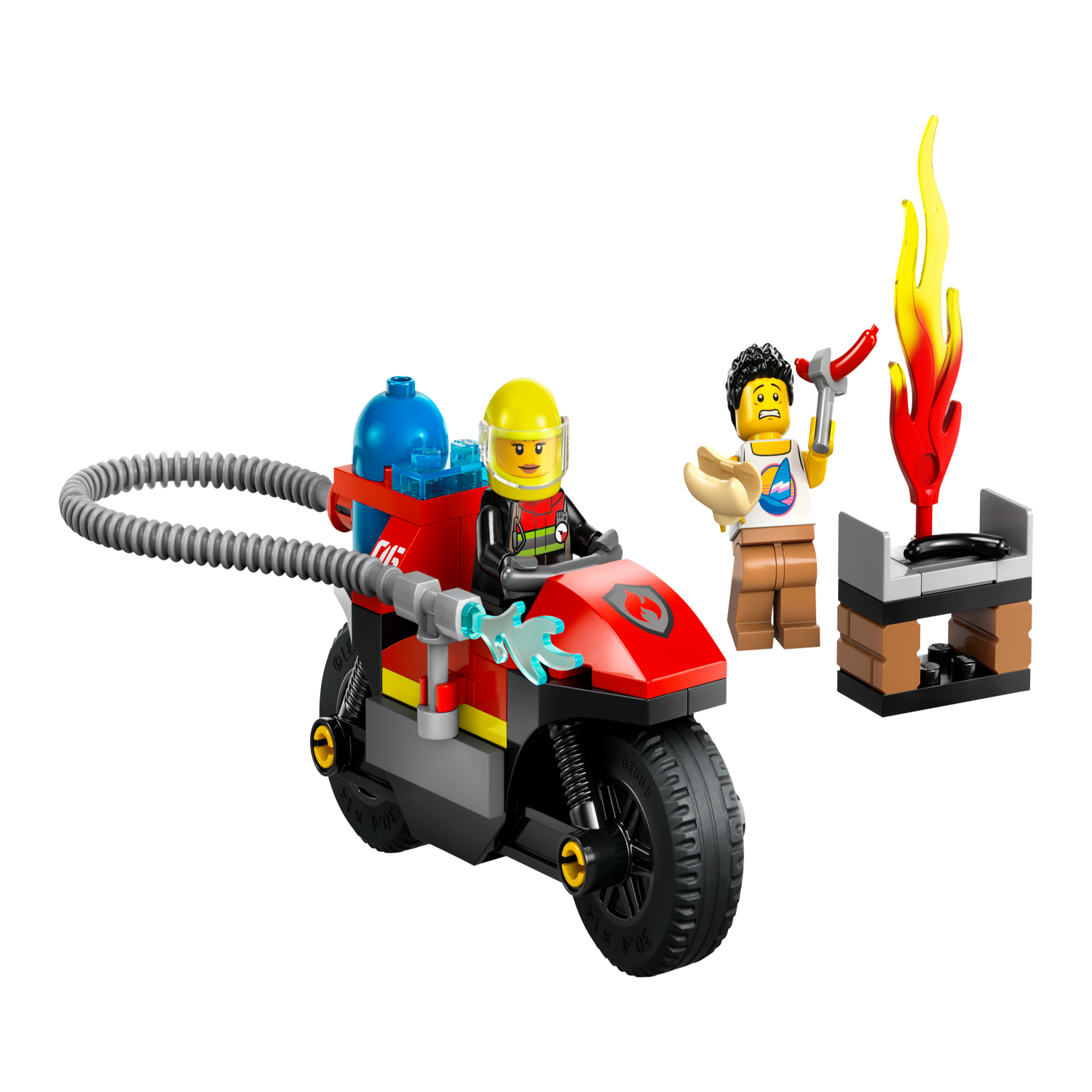 Fire Rescue Motorcycle 60410 | City | Buy online at the Official LEGO® Shop  US