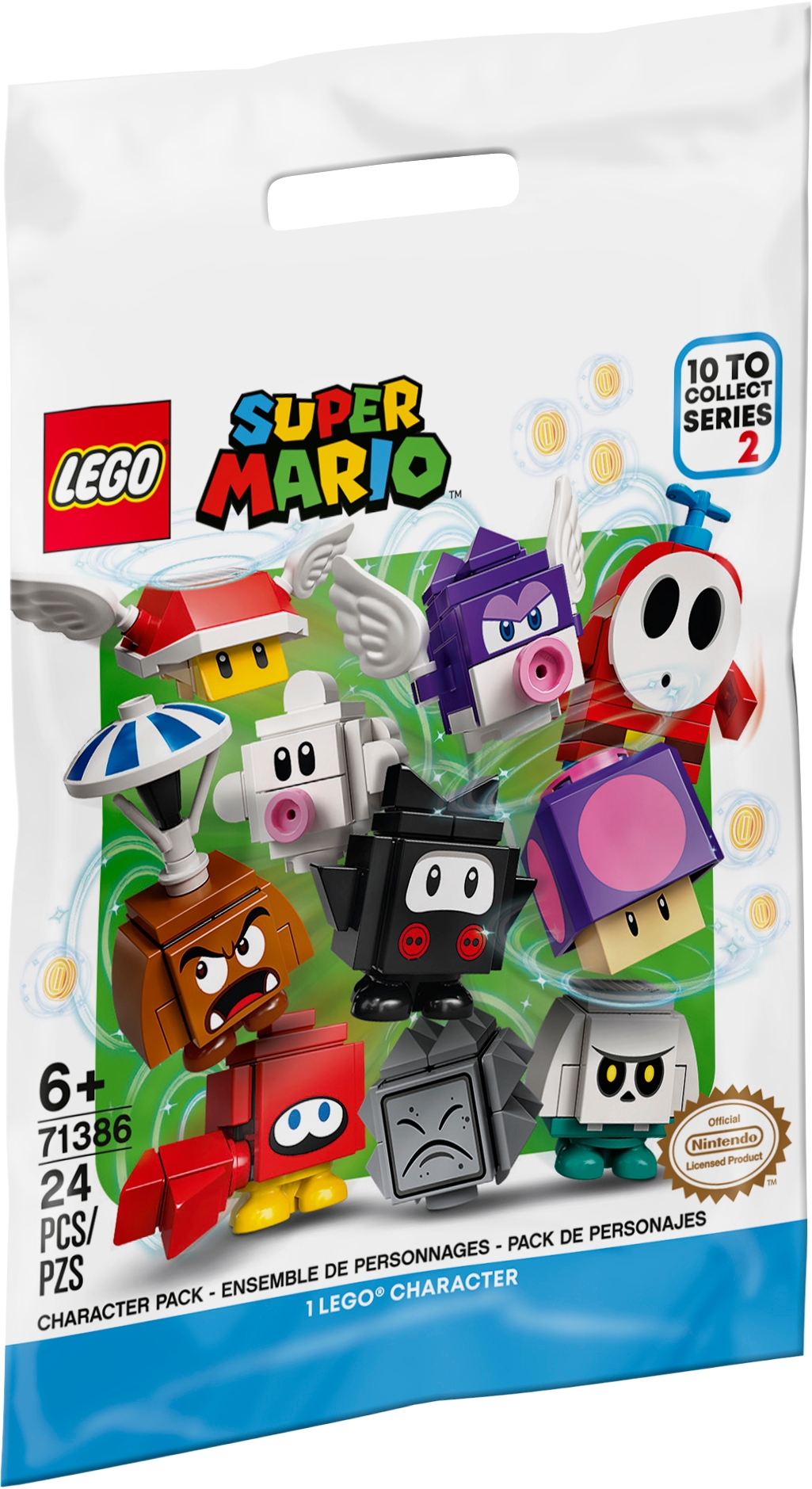 Lego Mario Minifiguren Serie 2 Steinblock 