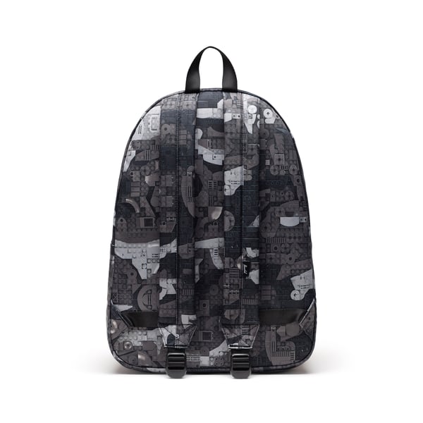 LEGO 5010424 LEGO® Herschel Classic™ Sac à dos XL noir – Briques abstraites — visuel 4 sur 7