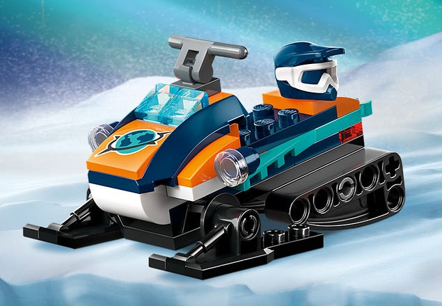 Arctic Explorer Snowmobile 60376 | City | Buy online at the Official LEGO® US