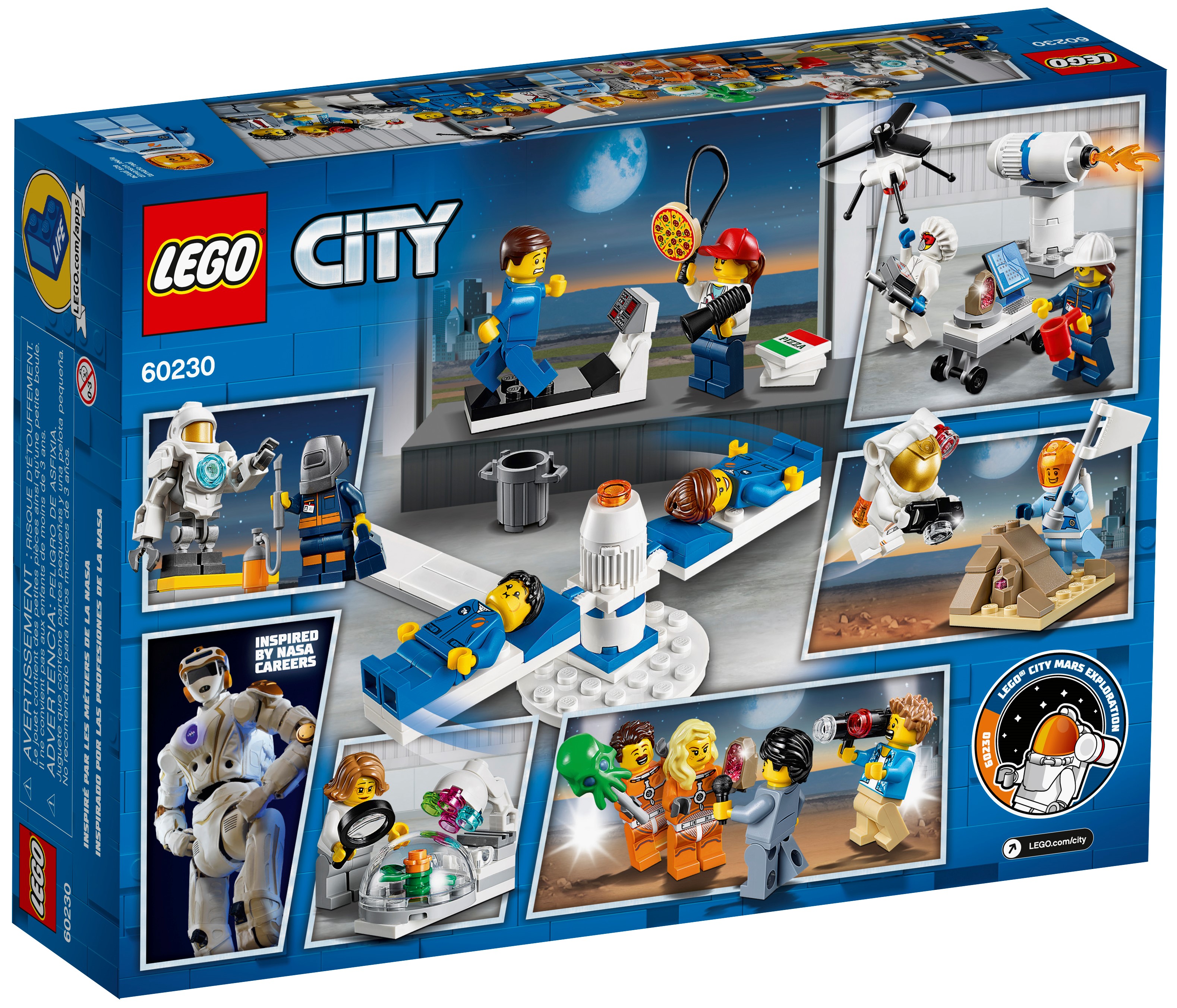 Lego City Conjunto de 60230 investigación espacial de la NASA personas 14 Minifiguras Nuevo Caja Sellada