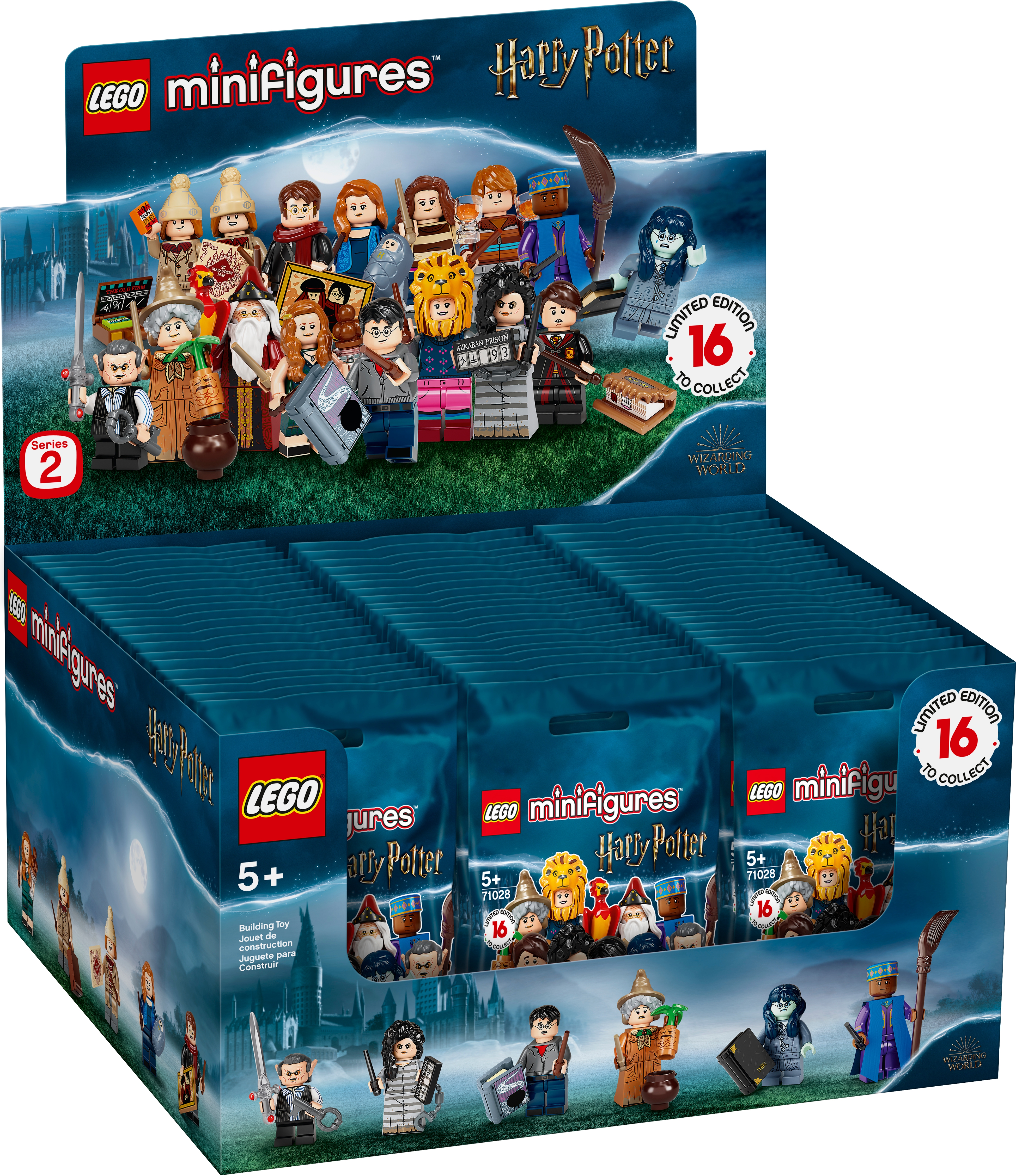 LEGO 71028 MINIFIGURES HARRY POTTER Serie 2 box intero 
