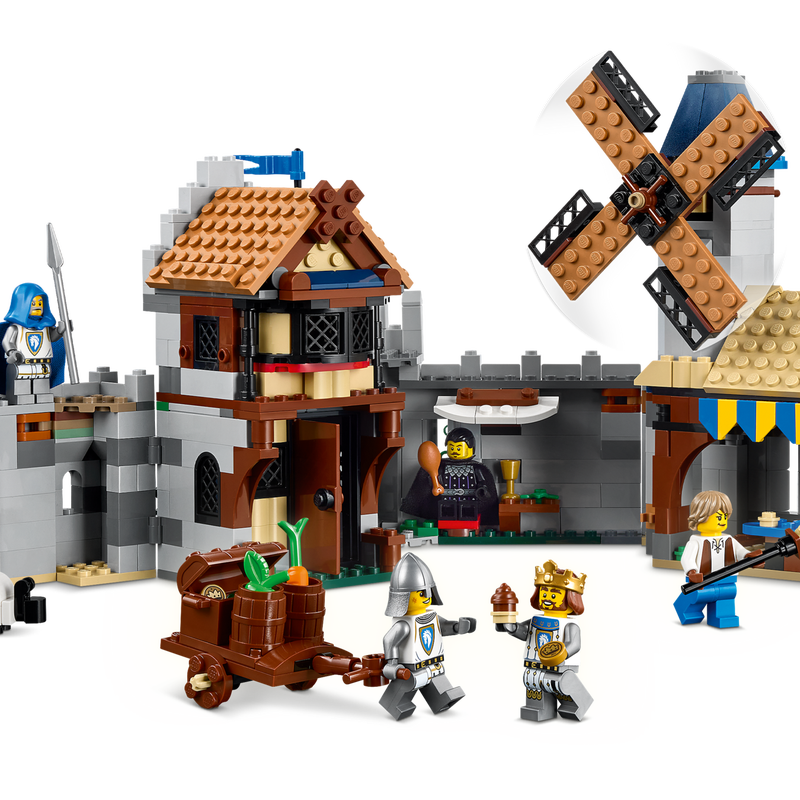 Medieval Horse Knight Castle