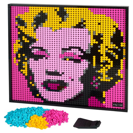Andy Warhol S Marilyn Monroe Lego Art Buy Online At The Official Lego Shop Us