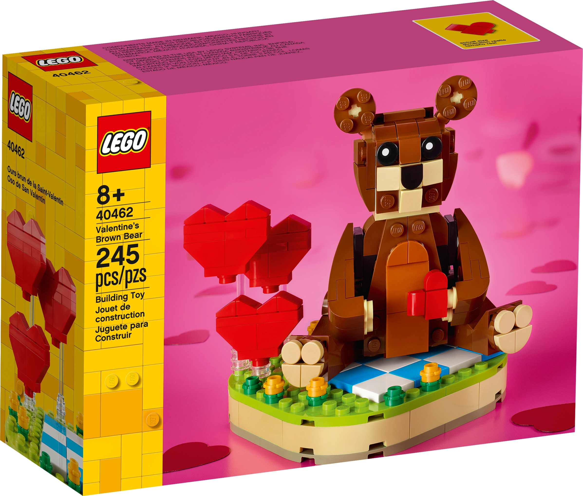 LEGO Valentine's Brown Bear for sale online 40462 