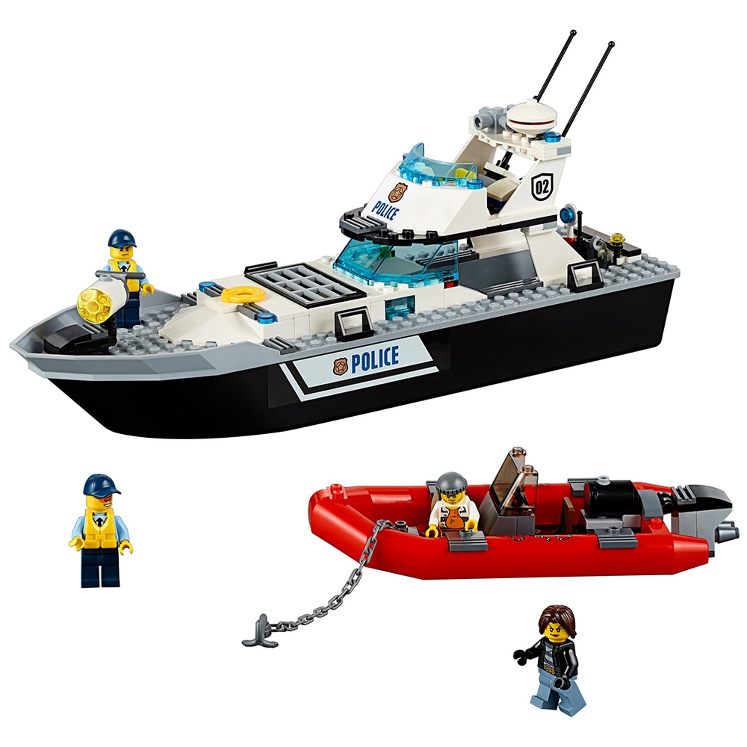 Police Patrol Boat 60129 City | Buy online at the Official LEGO® Shop US