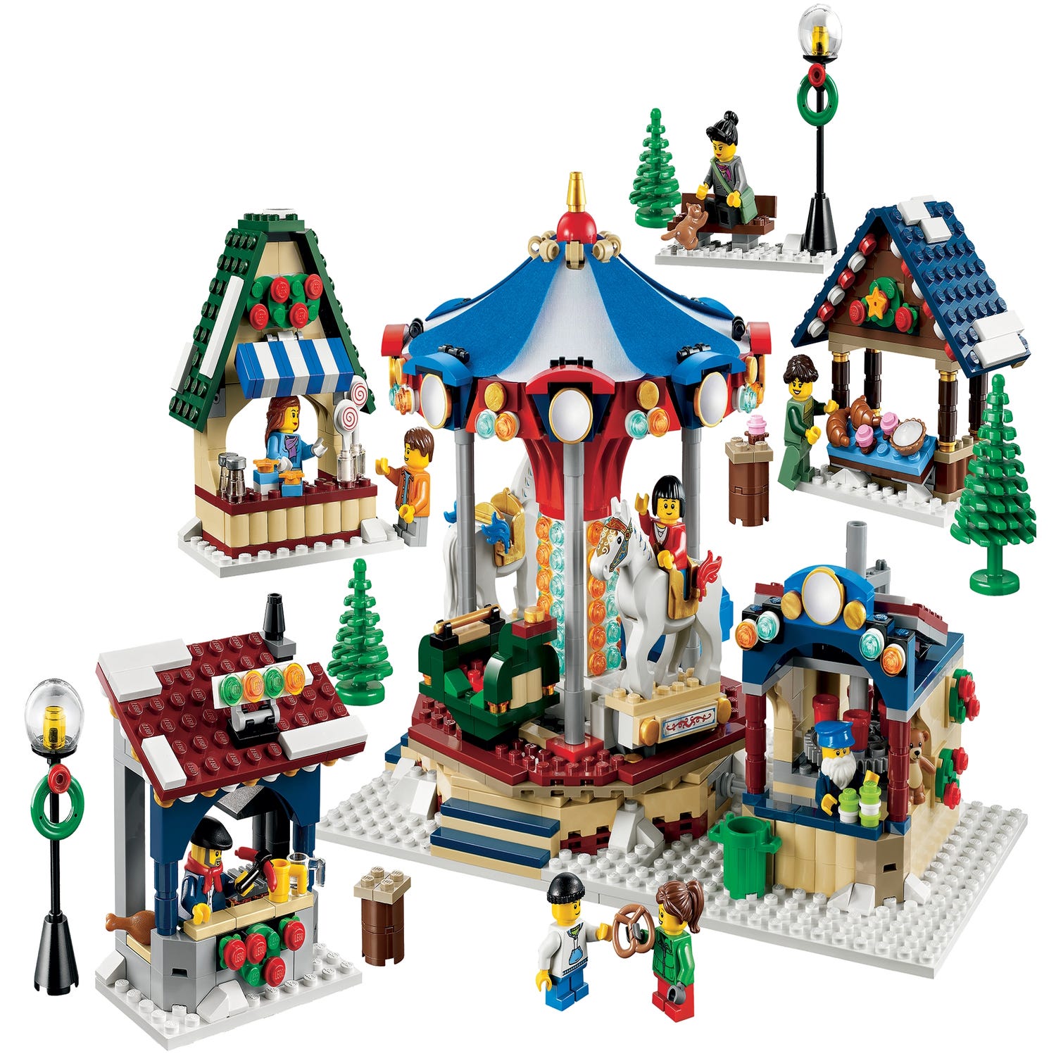 aftale taktik Begyndelsen Winter Village Market 10235 | Creator 3-in-1 | Buy online at the Official  LEGO® Shop US
