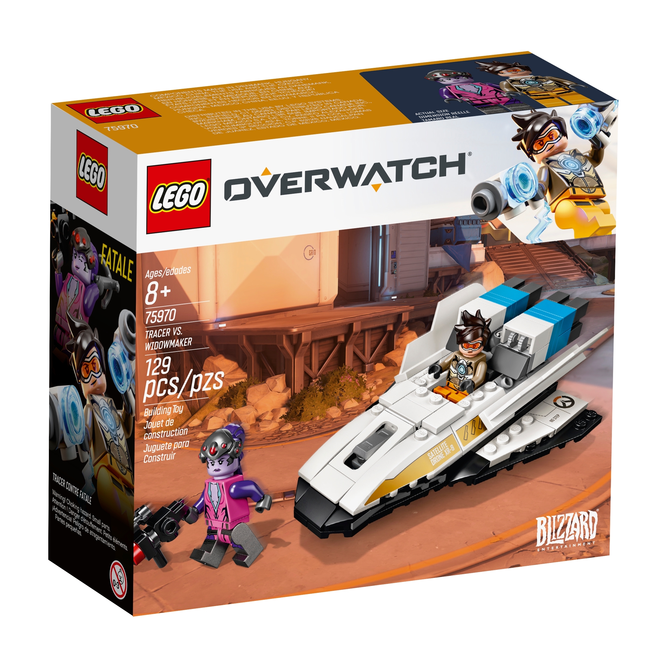 LEGO Overwatch Tracer Minifigure from 75970 Tracer vs Widowmaker ow001 NEW 