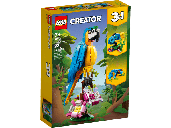LEGO 31136 Le perroquet exotique — visuel 2 sur 8
