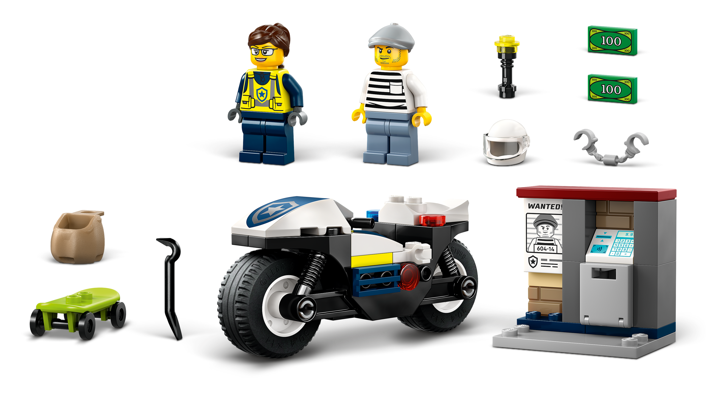 Police Motorcycle Chase 60455 | City | Buy online at the Official