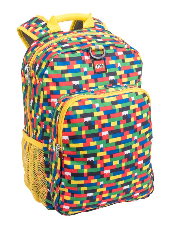 Image of LEGO Red/Blue Brick Print Eco Heritage Backpack