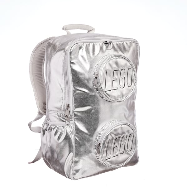 LEGO 5010894 Sac à dos en forme de brique – Argent métallisé
