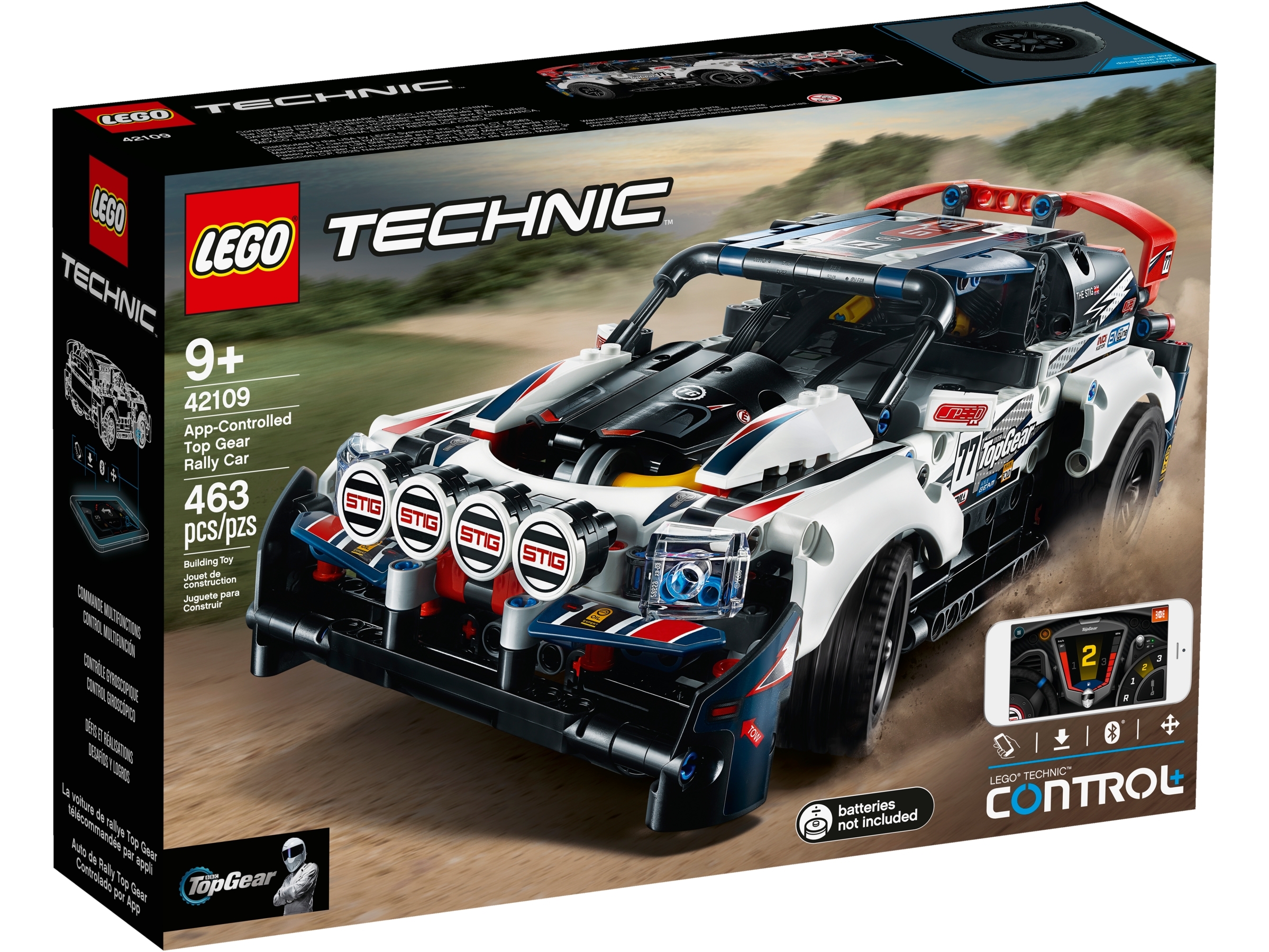 LEGO Technic 42109 Auto Da Rally Top Gear Telecomandata NUOVO 