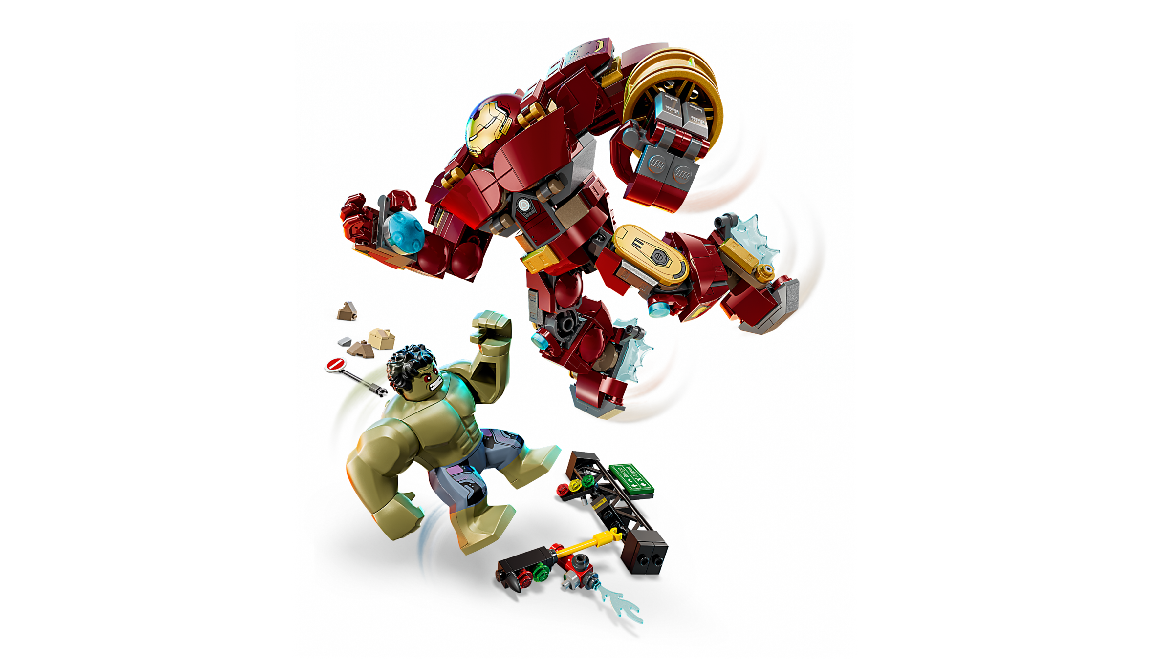 名場面コレクション：ハルクバスターとハルクの対決 76343 | マーベル