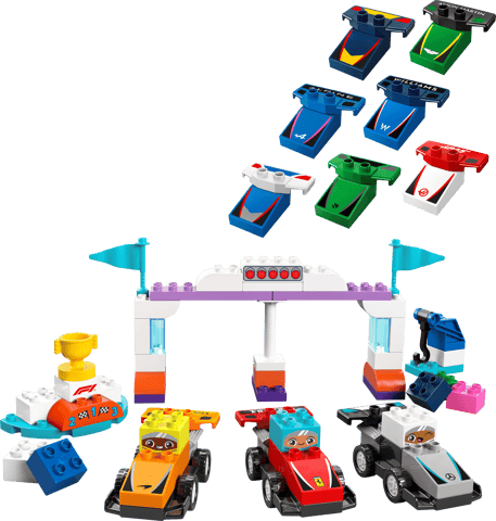 LEGO 10445 F1® Team Race Cars & Drivers, official product image