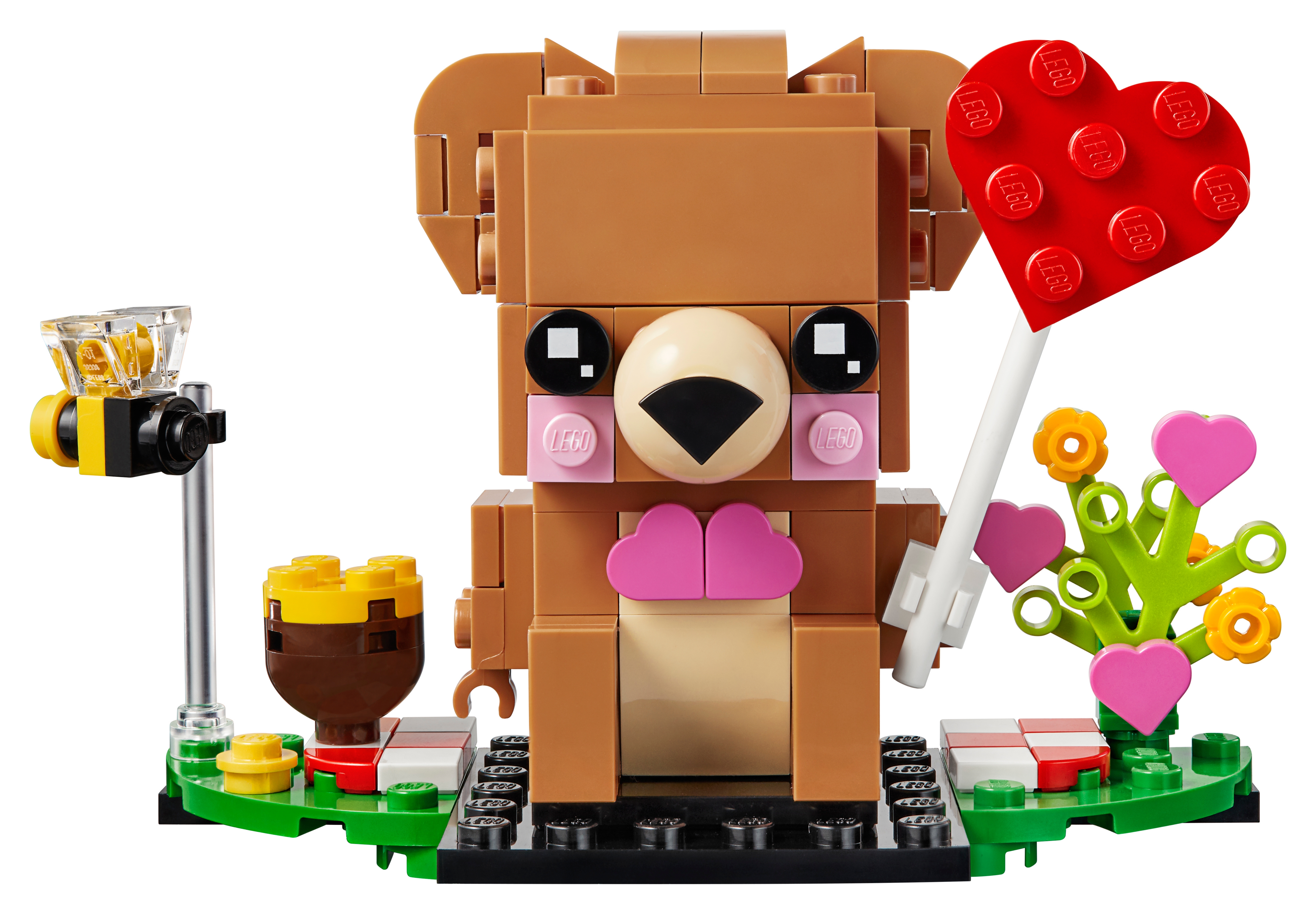 Chaqueta deseo Canguro Oso de San Valentín 40379 | BrickHeadz | Oficial LEGO® Shop ES