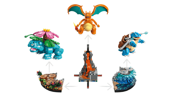 LEGO 72153 Florizarre, Dracaufeu et Tortank — visuel 5 sur 8
