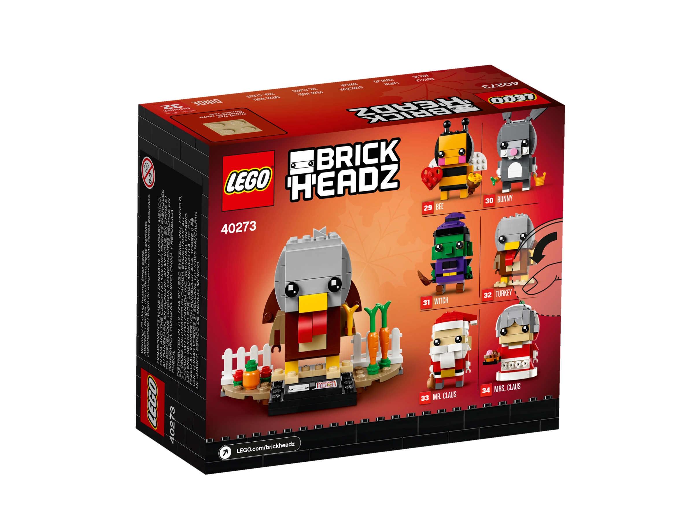 Thanksgiving 40273 | BrickHeadz | Buy online at the LEGO® US