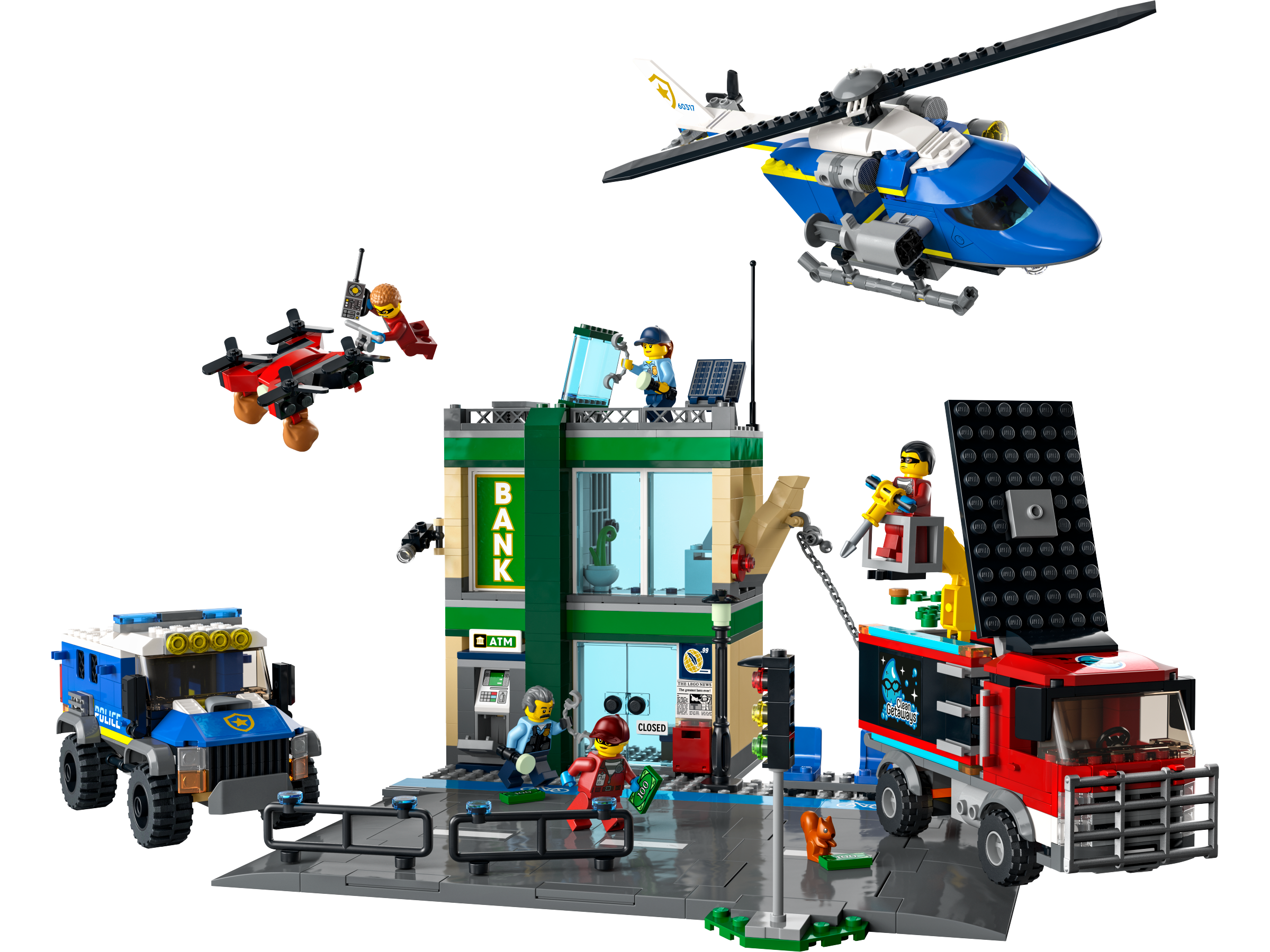 Chase at Bank 60317 | City | Buy at the Official LEGO® Shop US