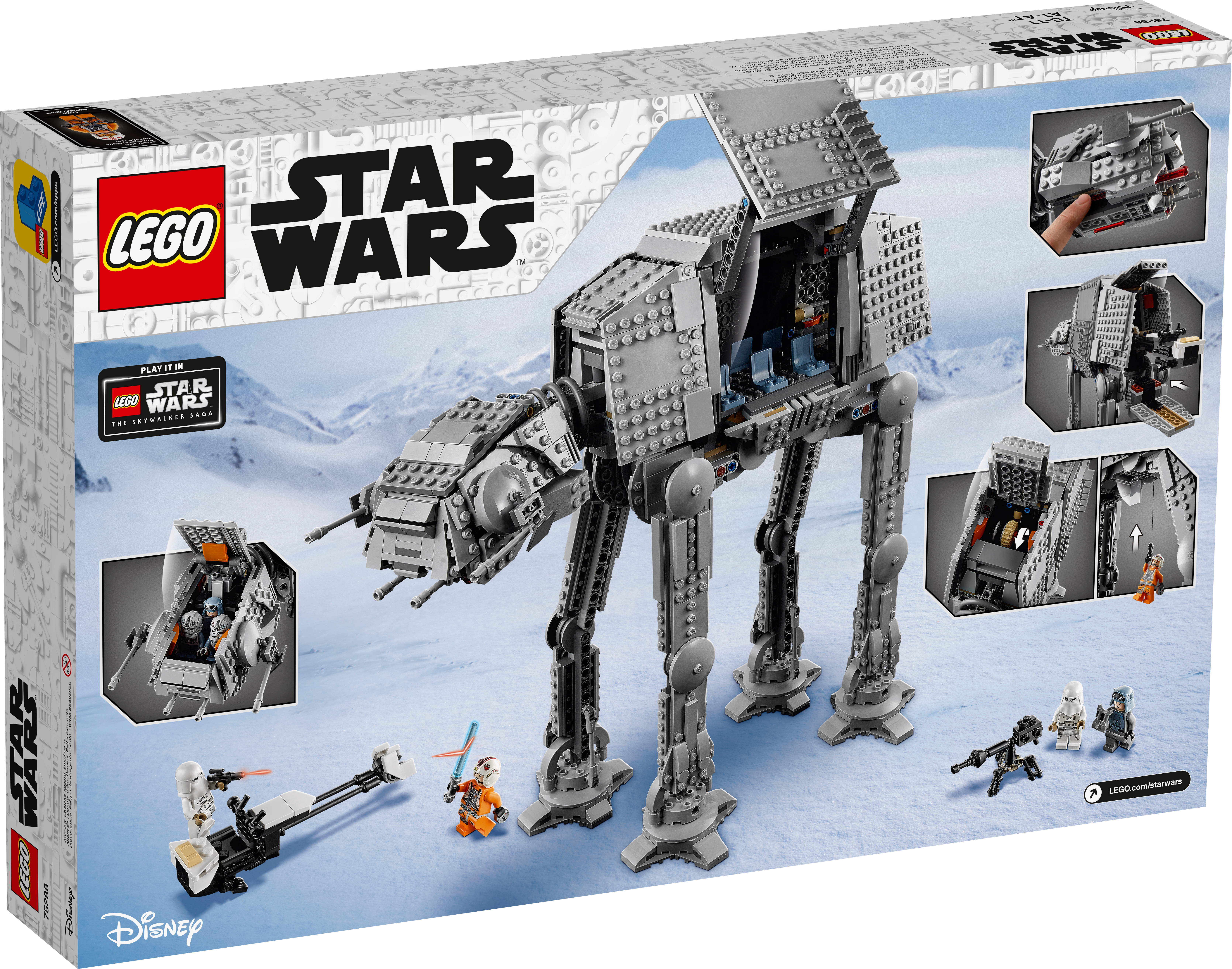 LEGO 75288 Star Wars AT-AT All Terrain corazzato da trasporto età 10 1267pcs 