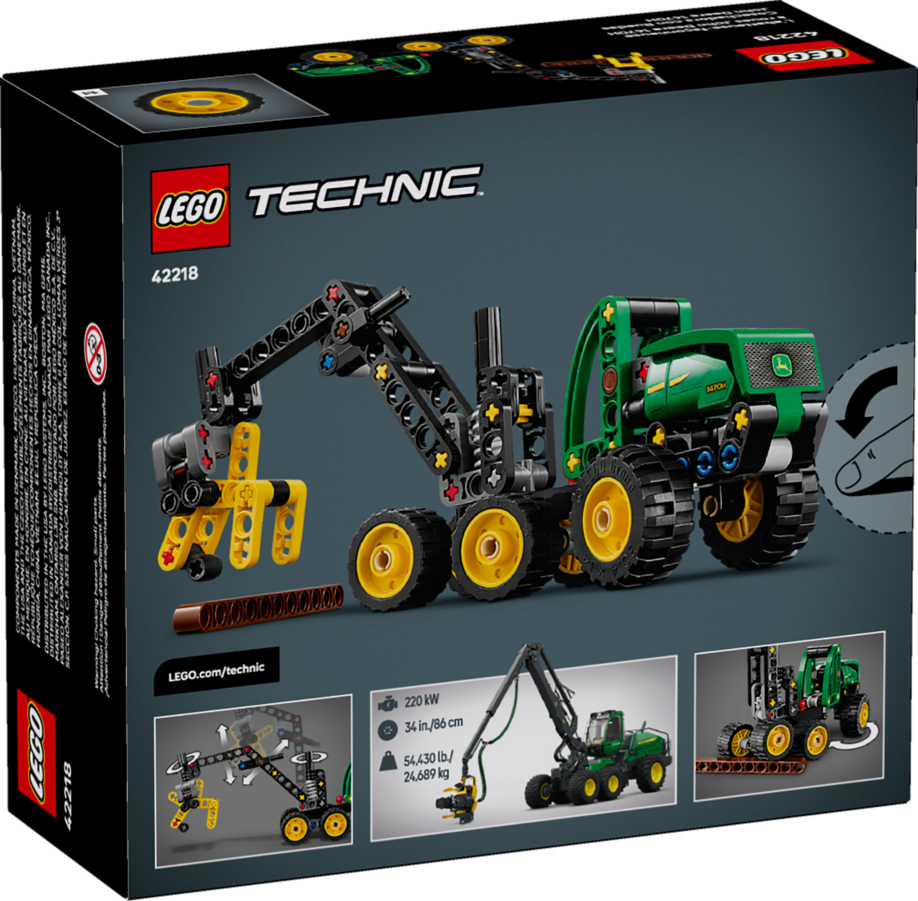ああちゃんです John Deere 1470H Wheeled Harvester 42218 | Technic™ | Buy online