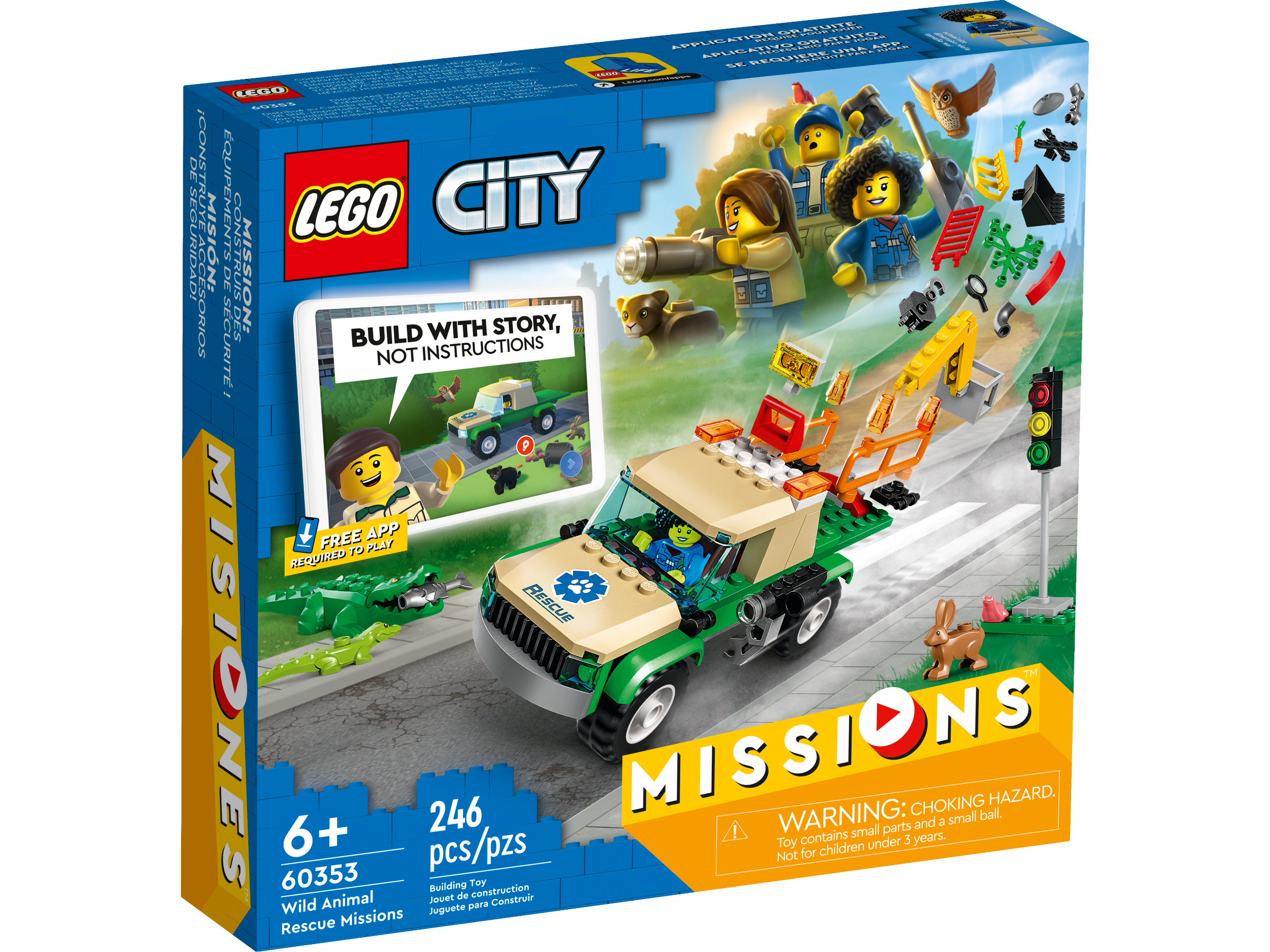 Wild Animal Rescue Missions 60353 | City | Buy online at the Official LEGO®  Shop US