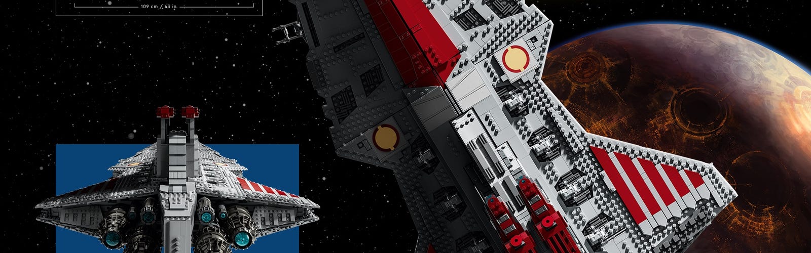 Le croiseur d'assaut de classe Venator de la République 75367, Star Wars™