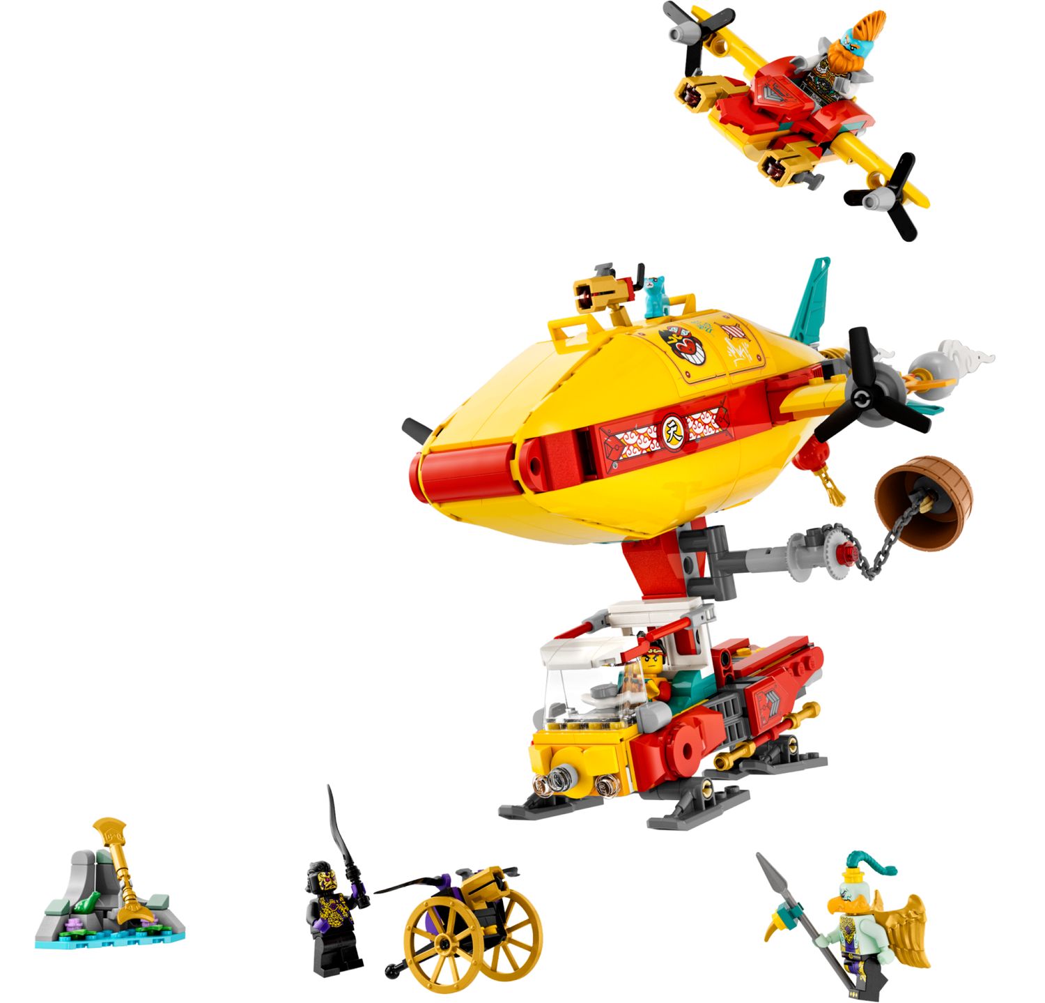 Monkie Kid's Cloud Airship 80046 | Monkie Kid™ | Buy online at the Monkie Kid's Cloud Airship 80046 | Monkie Kid™ | Buy online at the