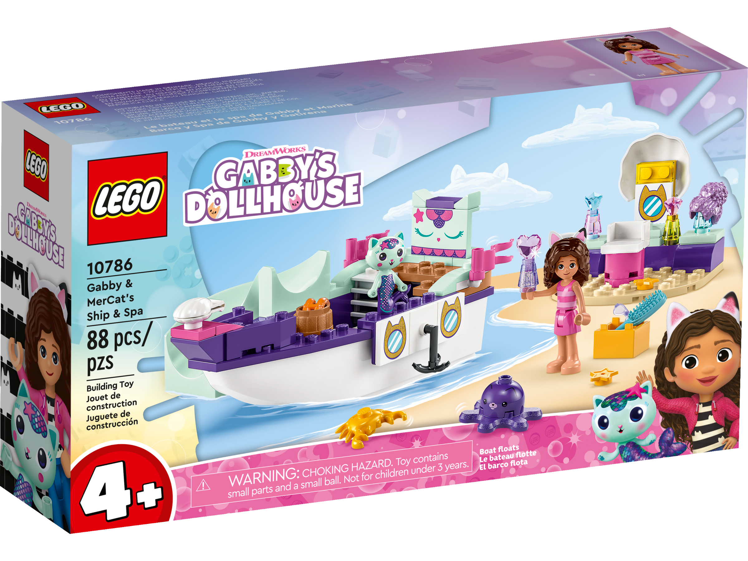 10788 - LEGO® Gabby et la Maison Magique - La Maison Magique de Gabby LEGO  : King Jouet, Maisons de poupée LEGO - Poupées Poupons