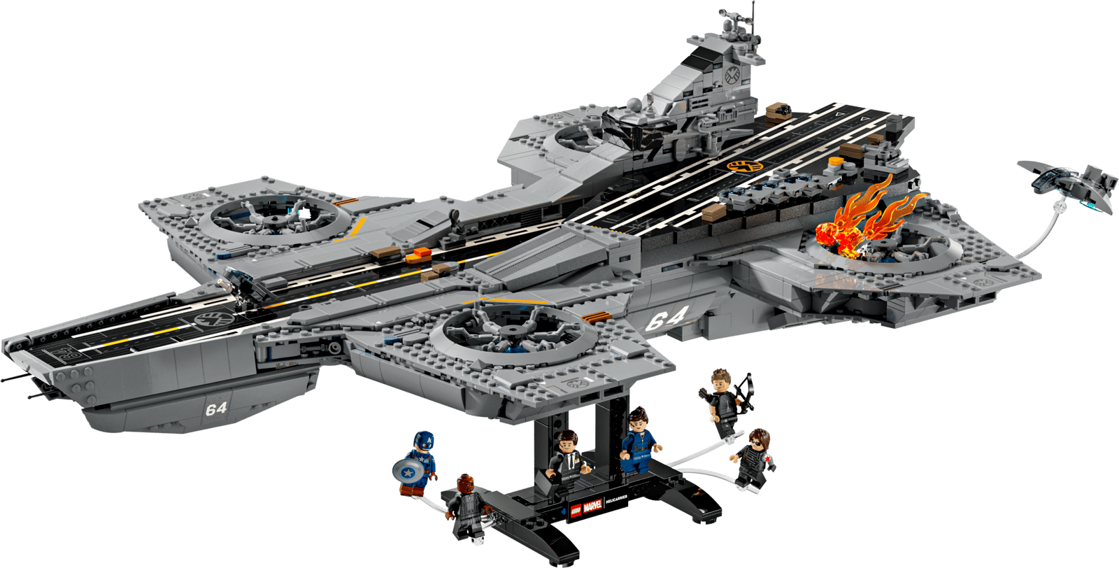 LEGO Disney Main Street USA 43302 lifestyle environment image — the 3,899-piece Disneyland recreation model