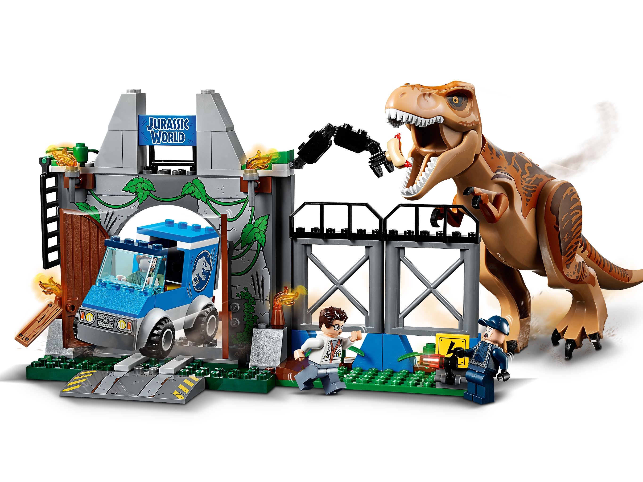 Fr Lego Dinosaurier Tyrannosaurus T-Rex Spielzeug Jurassic World Park Serie 28CM 