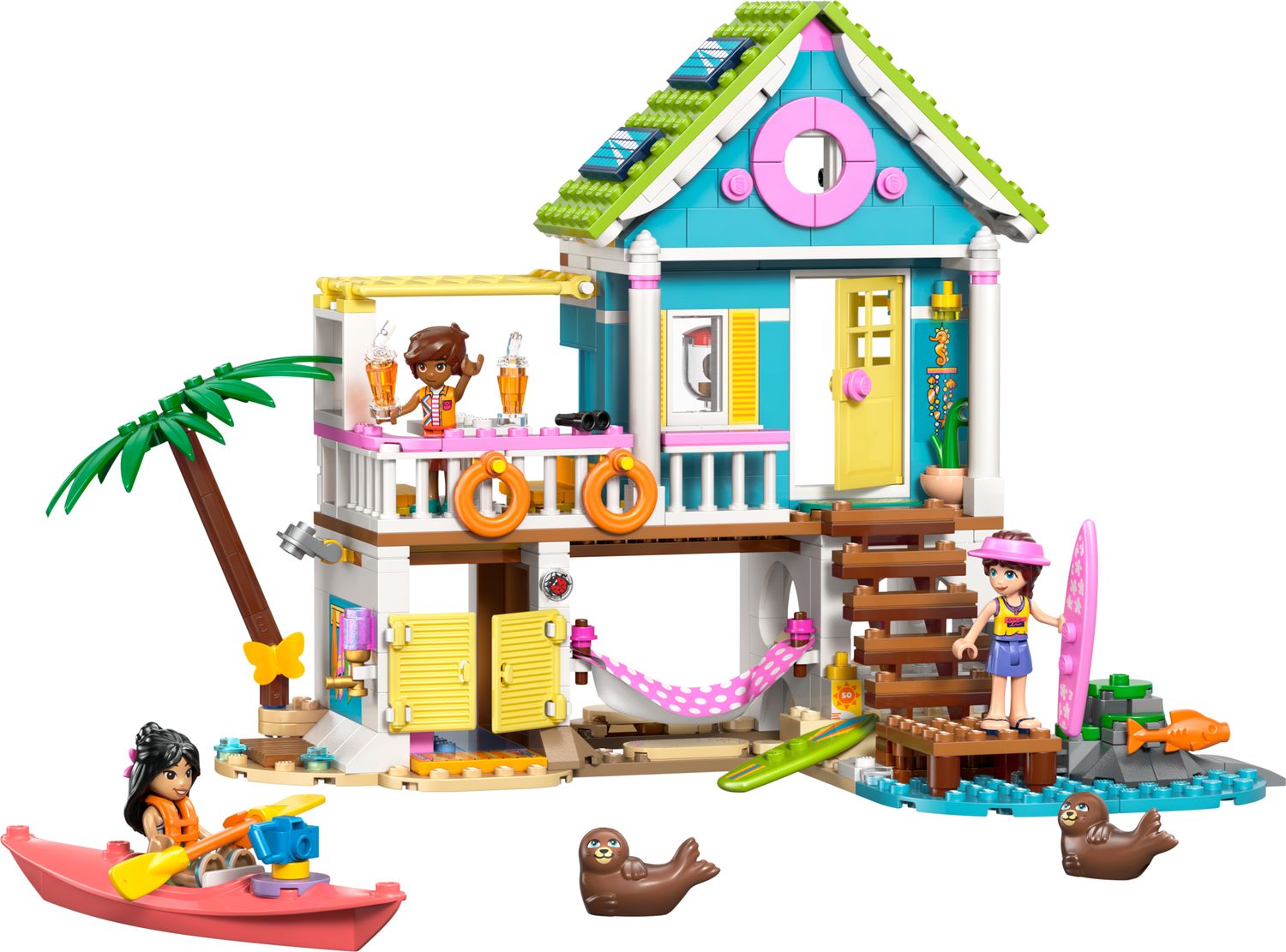 Beach House with Seals