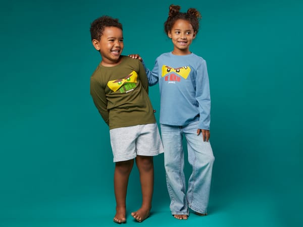 Kids Long-Sleeve T-Shirt – Blue - Image 8