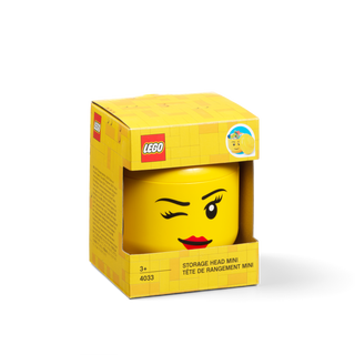 LEGO® Minicutie de depozitare – Cap (făcând cu ochiul)
