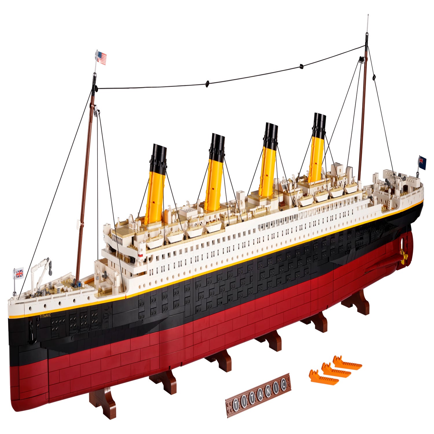Retour du Bateau Titanic en Jeu Lego de 9090 Pièces (video