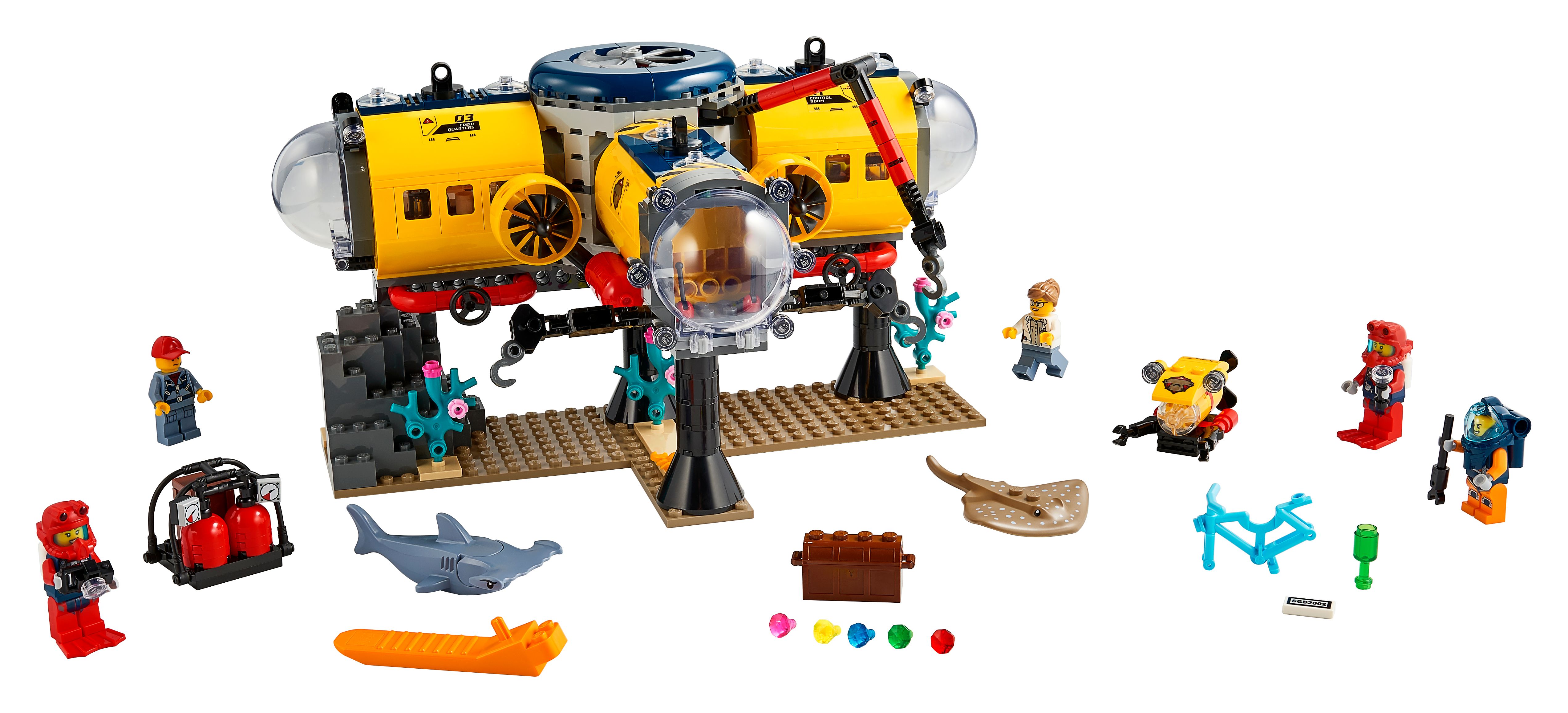 Image of LEGO 60265 Meeresforschungsbasis Spielset, Mehrfarbig