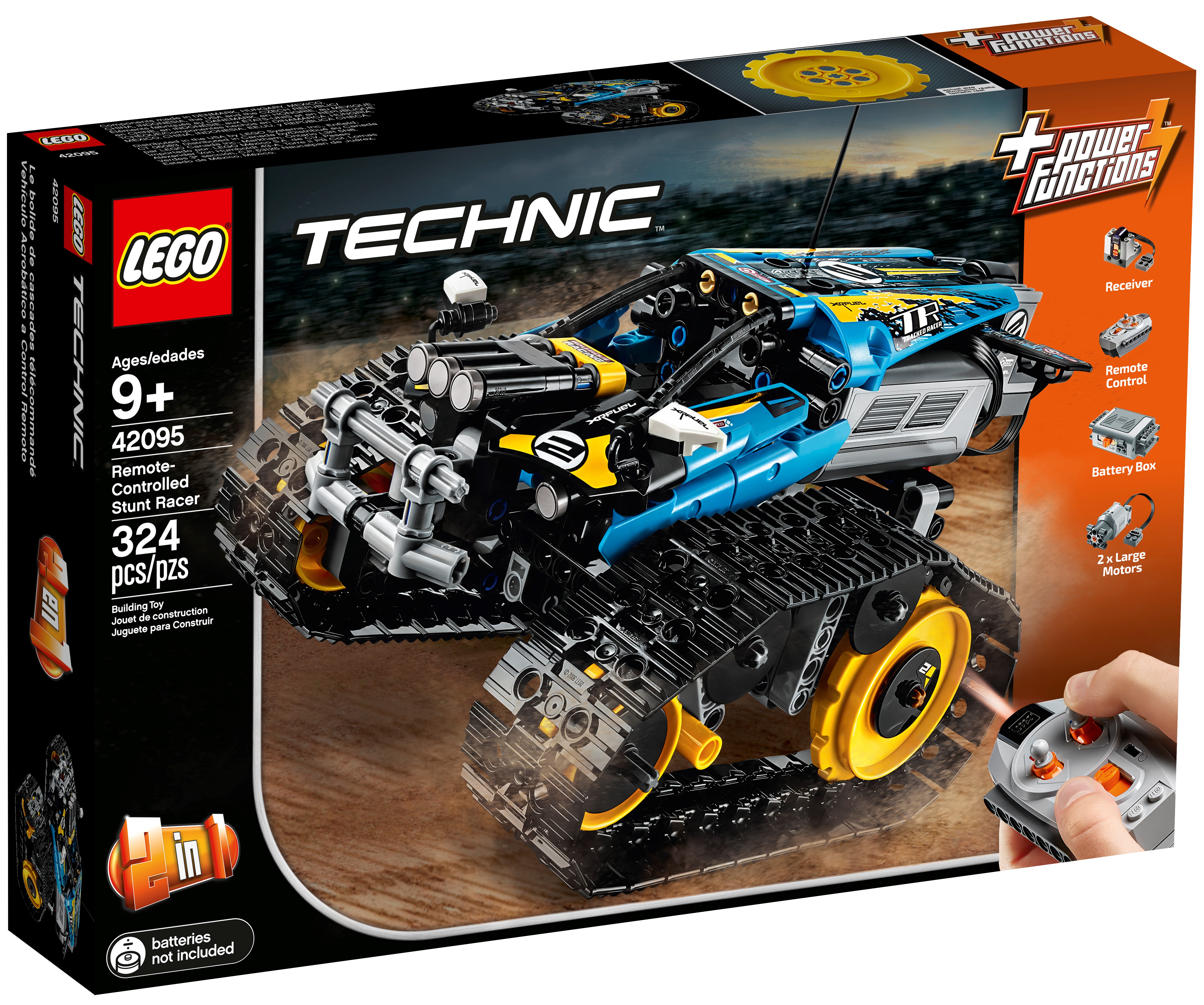 modello n1/19 NUOVO LEGO Technic controllata a distanza Stunt-RACER 42095 2-in-1 