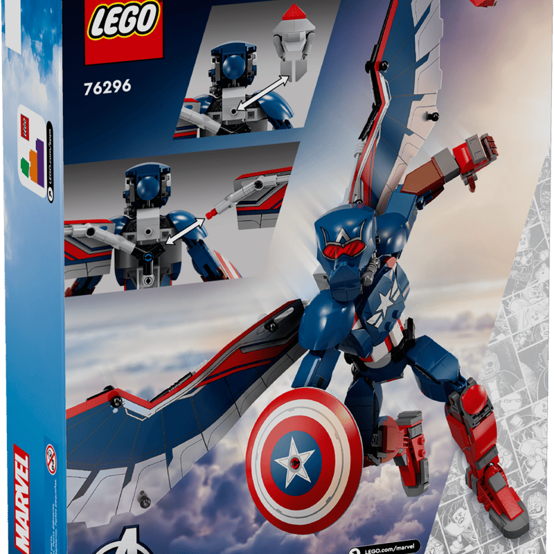 新キャプテン・アメリカ フィギュア 76296 | マーベル |レゴ®ストア 新キャプテン・アメリカ フィギュア 76296 | マーベル |レゴ®ストア